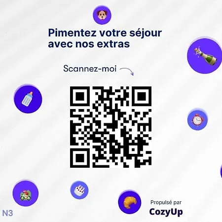 Maison La Feuilleraie N3-standingmaison-wifi-proche Centre Ville-property Nm 度假居 *