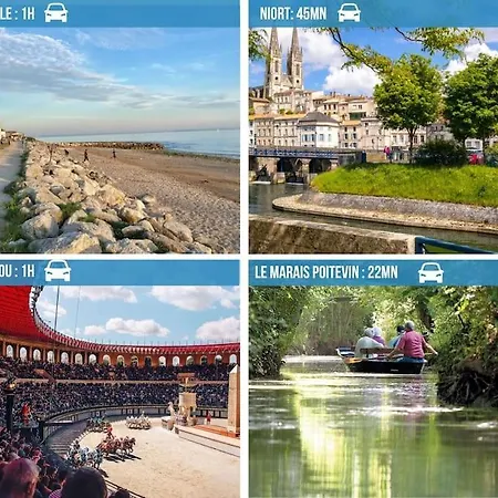 度假居 Maison La Feuilleraie N3-standingmaison-wifi-proche Centre Ville-property Nm *