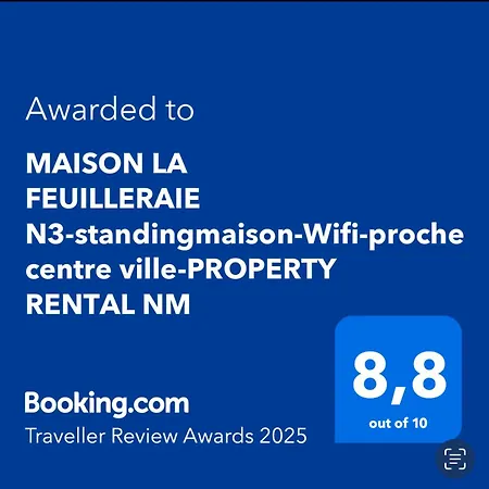 Maison La Feuilleraie N3-standingmaison-wifi-proche Centre Ville-property Nm * 丰特奈勒孔特